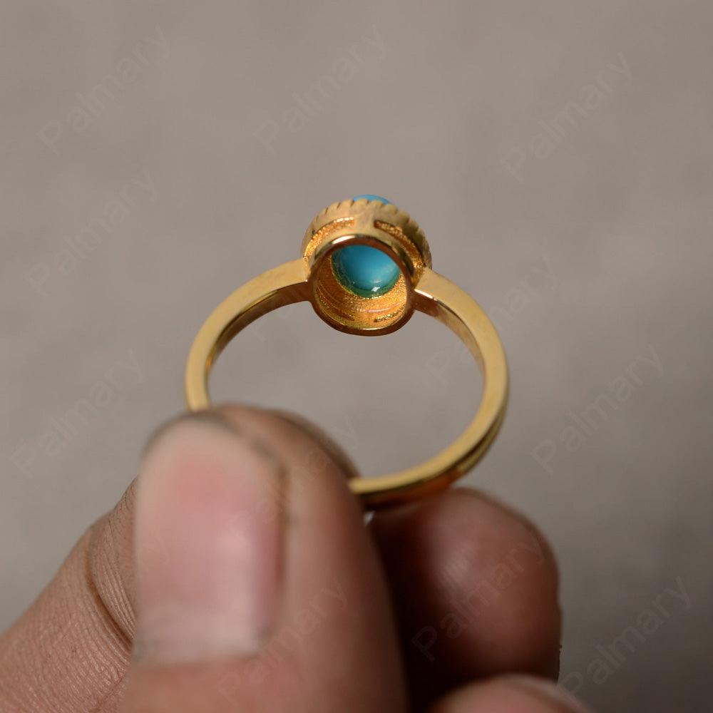 Cabochon Vintage Turquoise Rings - Palmary