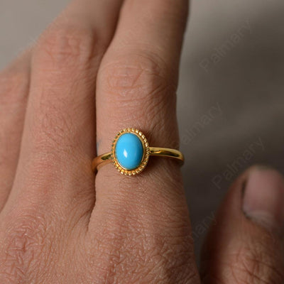 Cabochon Vintage Turquoise Rings - Palmary