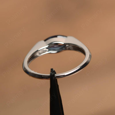 East West Marquise Cut Alexandrite Rings - Palmary